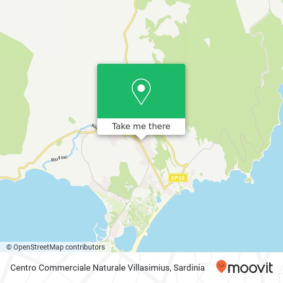 Centro Commerciale Naturale Villasimius map