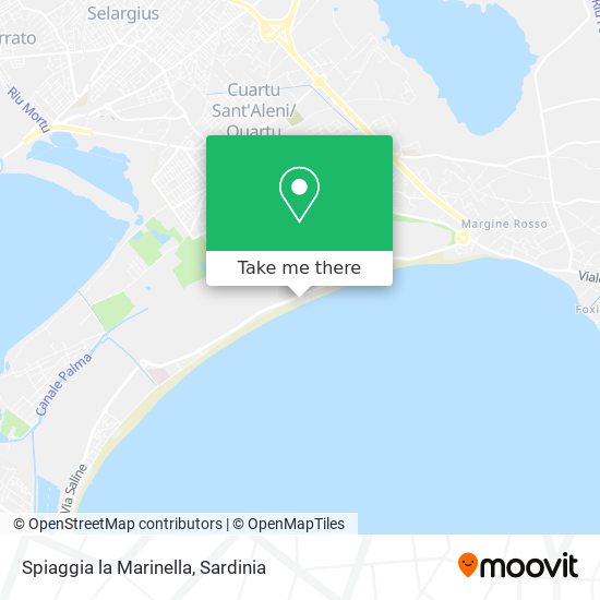 Spiaggia la Marinella map