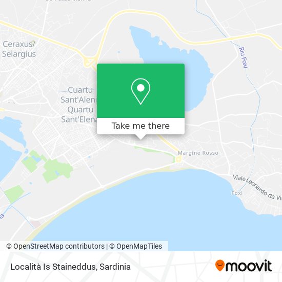 Località Is Staineddus map