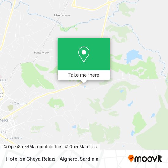 Hotel sa Cheya Relais - Alghero map