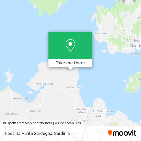 Località Punta Sardegna map