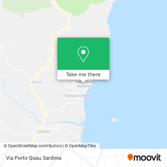Via Porto Quau map