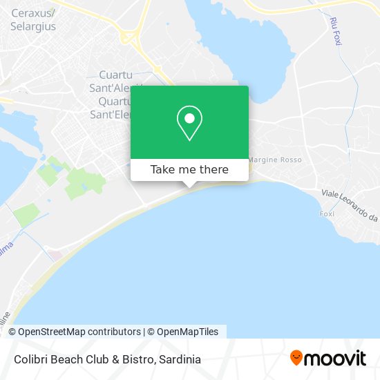 Colibri Beach Club & Bistro map