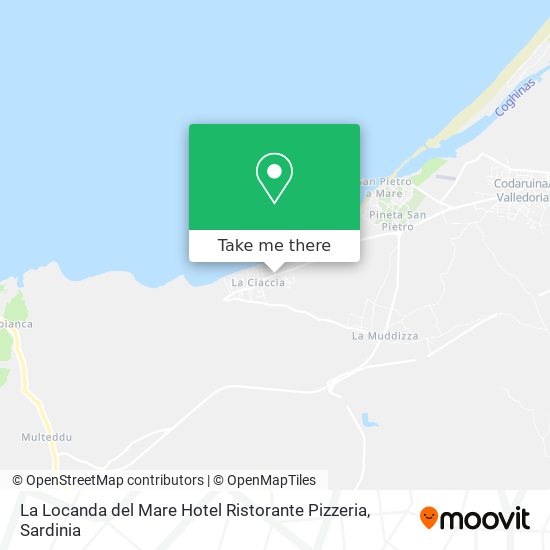 La Locanda del Mare Hotel Ristorante Pizzeria map