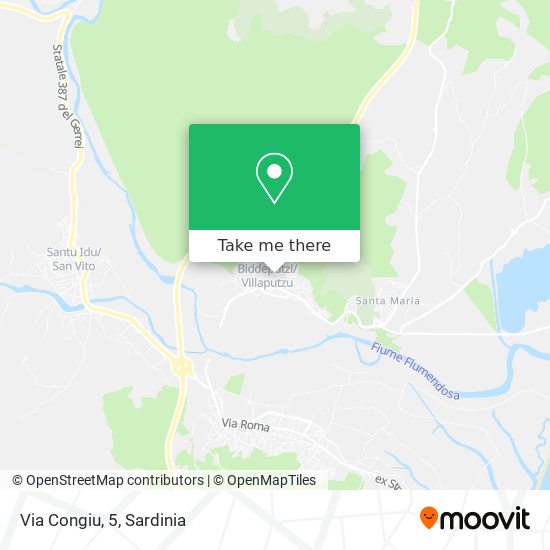 Via Congiu, 5 map
