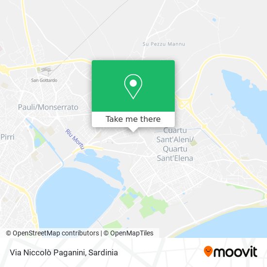 Via Niccolò Paganini map