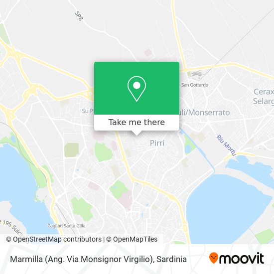 Marmilla (Ang. Via Monsignor Virgilio) map