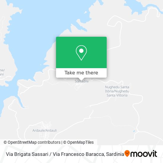 Via Brigata Sassari / Via Francesco Baracca map