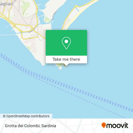 Grotta dei Colombi map