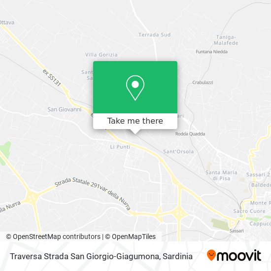 Traversa Strada San Giorgio-Giagumona map