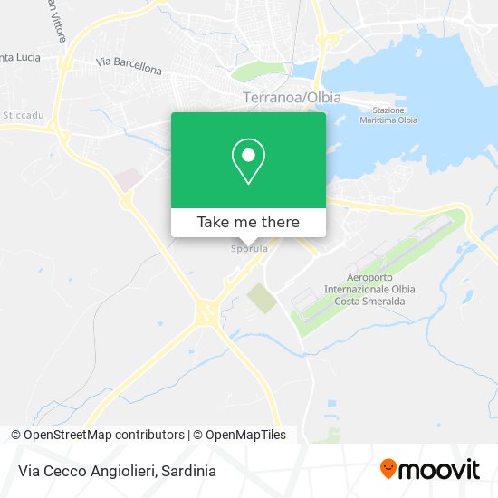 Via Cecco Angiolieri map