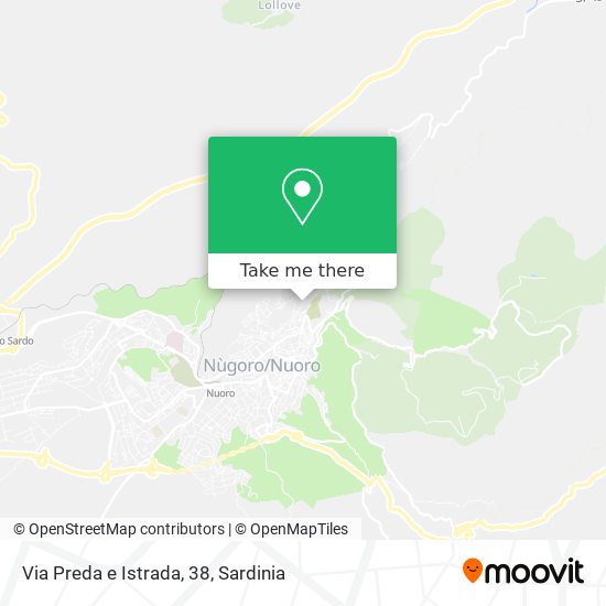 Via Preda e Istrada, 38 map