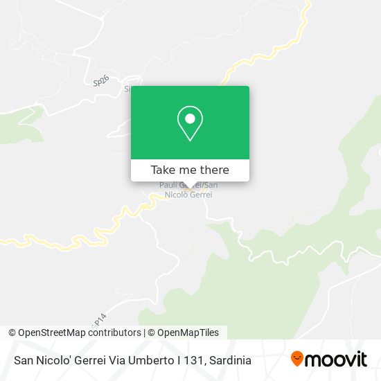 San Nicolo' Gerrei Via Umberto I 131 map