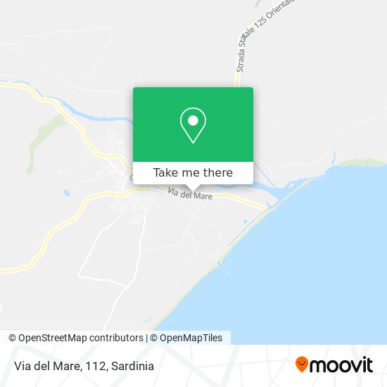 Via del Mare, 112 map
