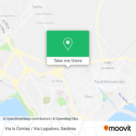 Via Is Corrias / Via Logudoro map