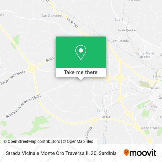 Strada Vicinale Monte Oro Traversa II, 20 map