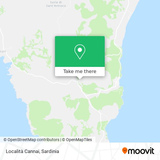 Località Cannai map