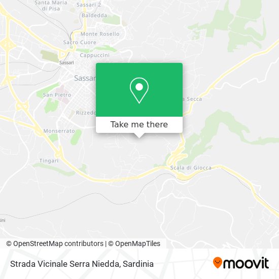 Strada Vicinale Serra Niedda map