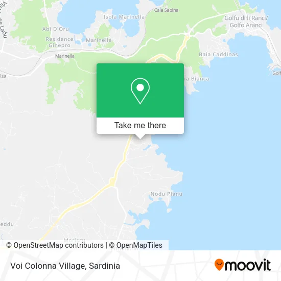 Voi Colonna Village map