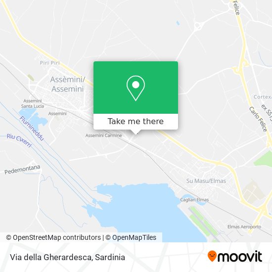 Via della Gherardesca map