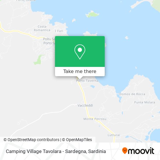 Camping Village Tavolara - Sardegna map