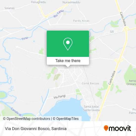 Via Don Giovanni Bosco map