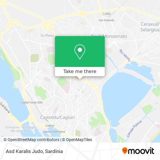 Asd Karalis Judo map