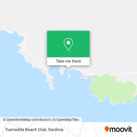 Tuerredda Beach Club map