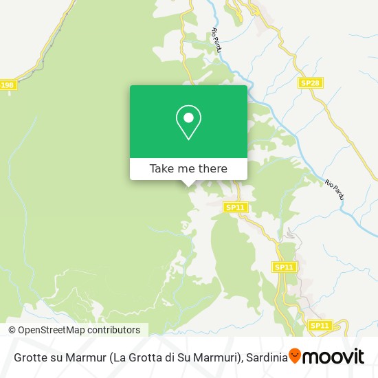 Grotte su Marmur (La Grotta di Su Marmuri) map