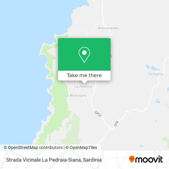 Strada Vicinale La Pedraia-Siana map