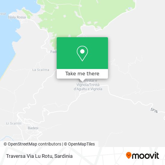 Traversa Via Lu Rotu map