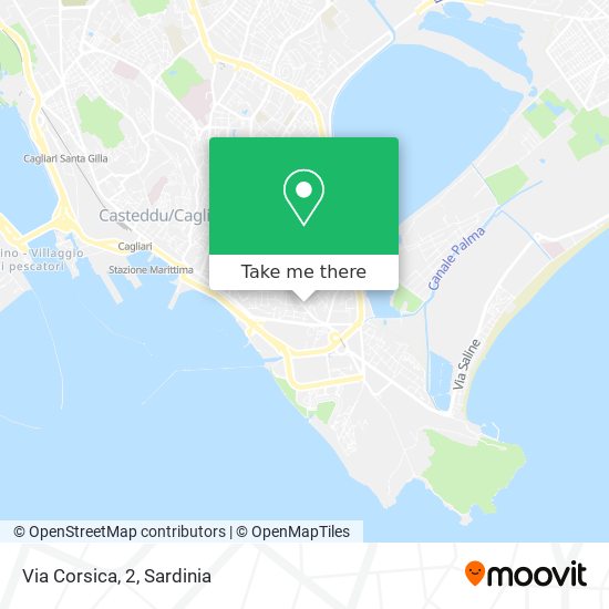 Via Corsica, 2 map