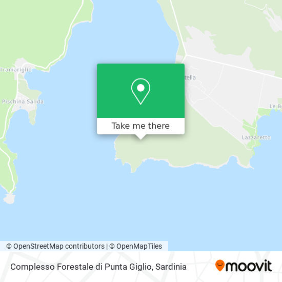 Complesso Forestale di Punta Giglio map