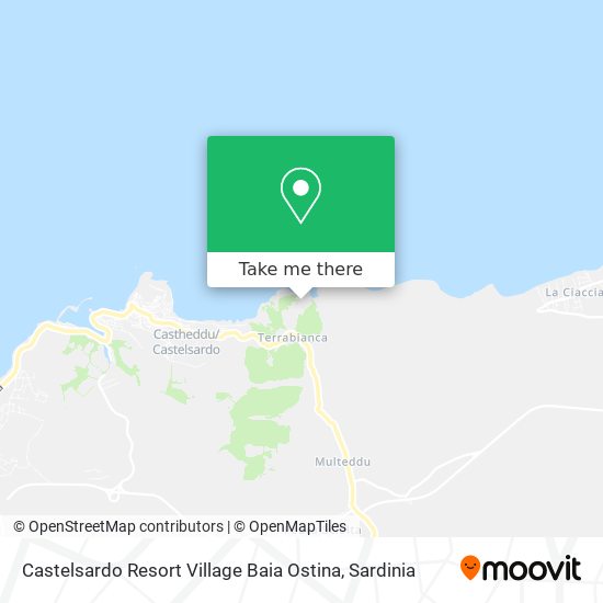 Castelsardo Resort Village Baia Ostina map