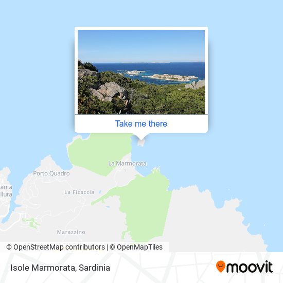 Isole Marmorata map