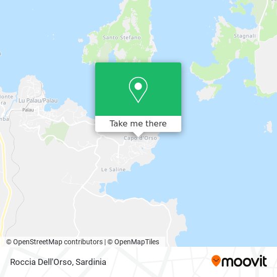 Roccia Dell'Orso map