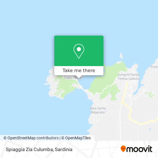 Spiaggia Zia Culumba map