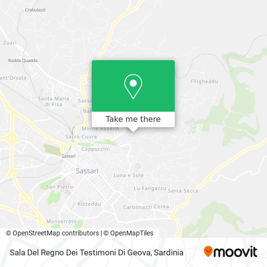 Sala Del Regno Dei Testimoni Di Geova map