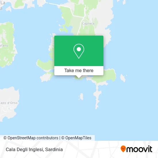 Cala Degli Inglesi map