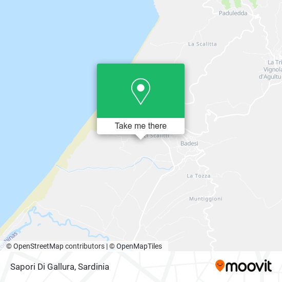 Sapori Di Gallura map