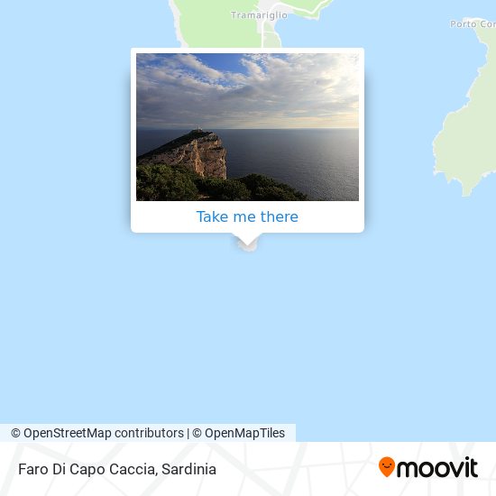 Faro Di Capo Caccia map