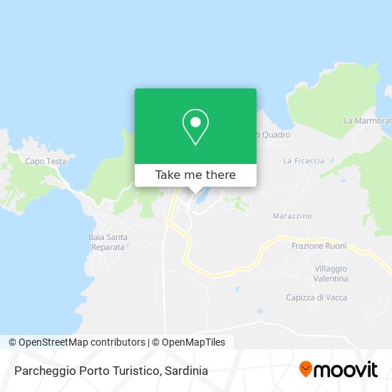 Parcheggio Porto Turistico map