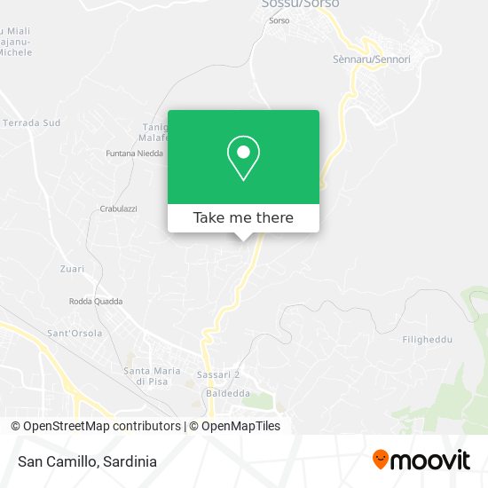 San Camillo map