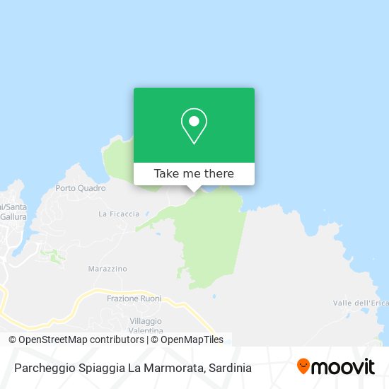 Parcheggio Spiaggia La Marmorata map