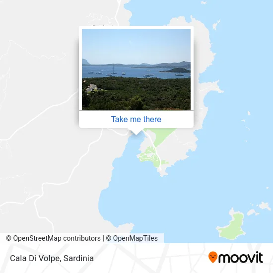 Cala Di Volpe map