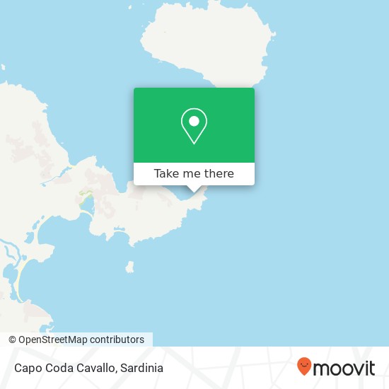 Capo Coda Cavallo map