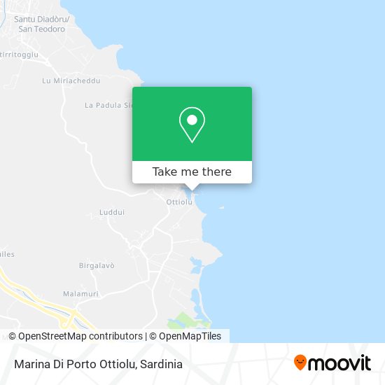 Marina Di Porto Ottiolu map