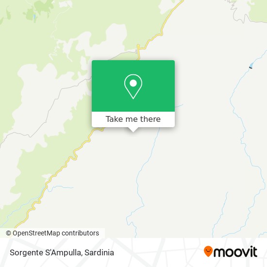 Sorgente S'Ampulla map