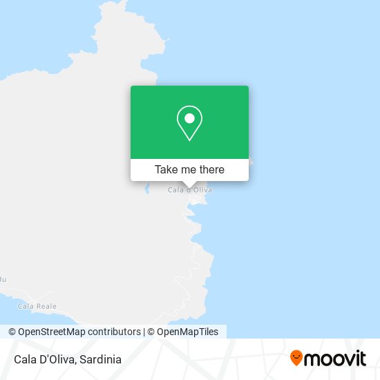 Cala D'Oliva map