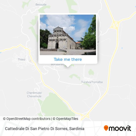 Cattedrale Di San Pietro Di Sorres map
